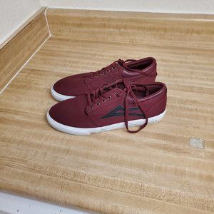 Mens Burgandy Lakai Skate Shoes